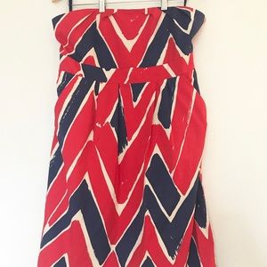 Anthropologie We Love Vera Strapless Dress